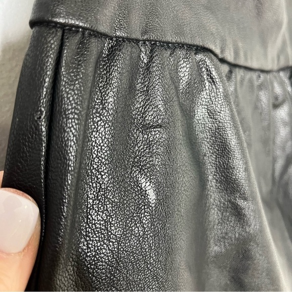 Commando Faux Leather Jogger Pants Black Size Medium Relaxed Fit - Picture 8 of 8